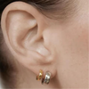 Classy Double Hoop