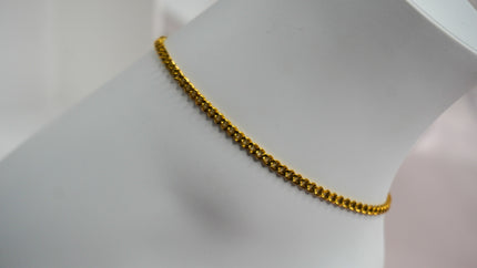 Mini Cuban Anklet