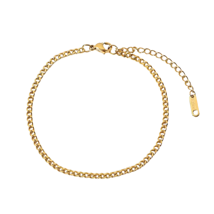 Mini Cuban Anklet