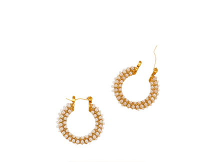 Pearl Hoops