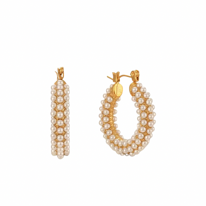 Pearl Hoops