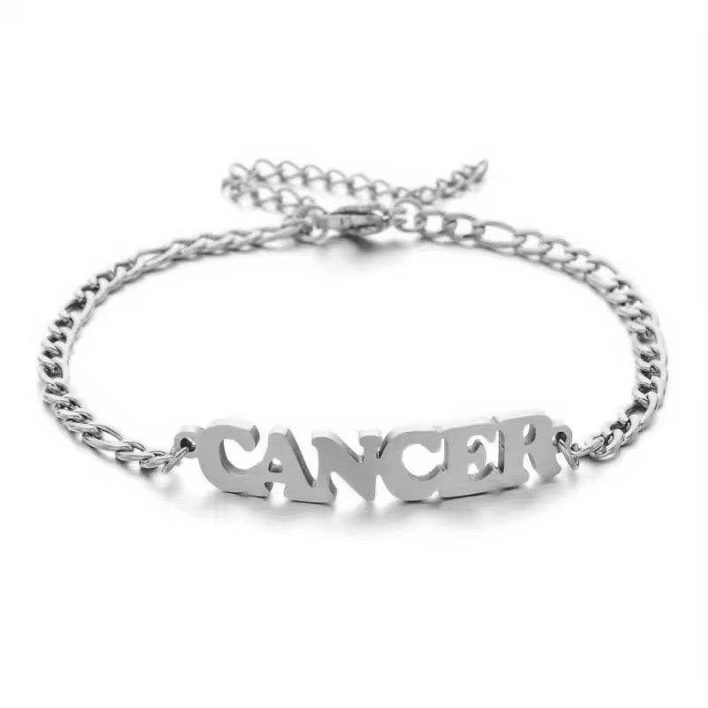 Zodiac Anklet Silver