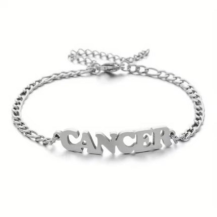 Zodiac Anklet Silver