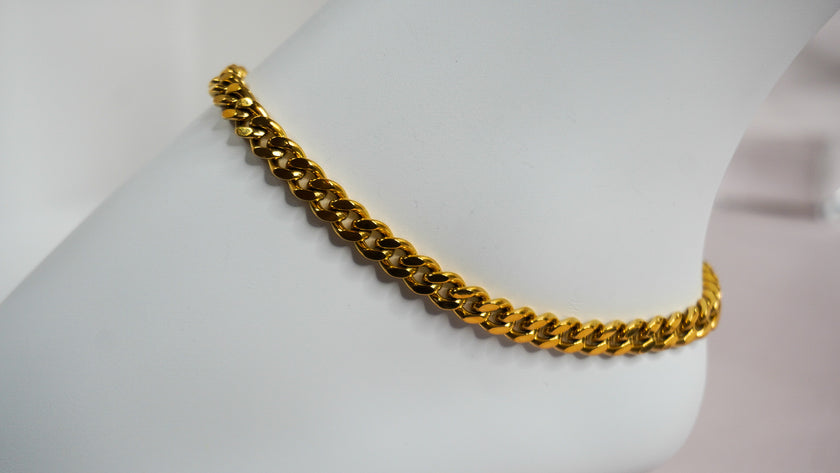 Medium Cuban Anklet