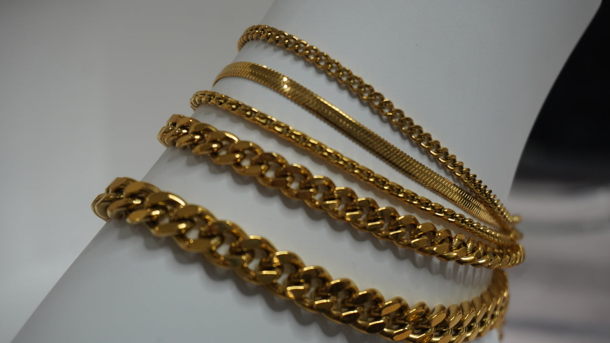 Mini Cuban Anklet