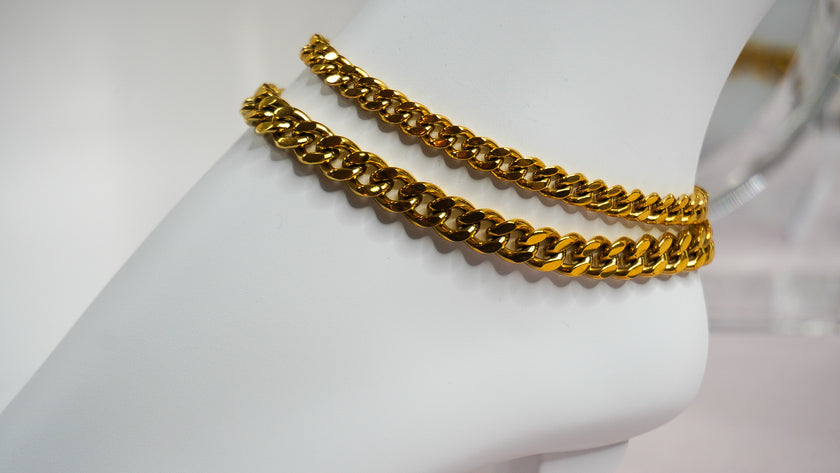 Medium Cuban Anklet