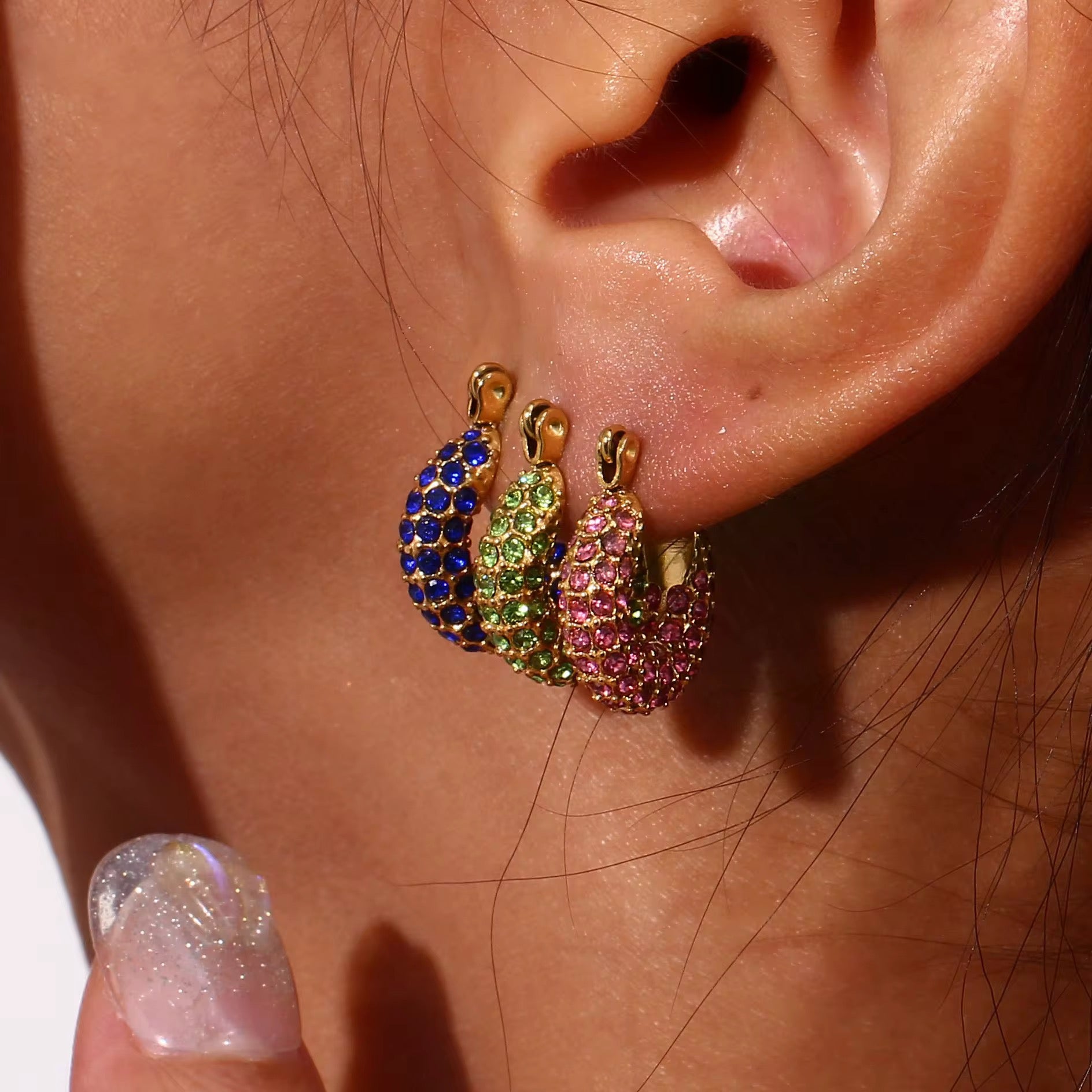 Mini Bling Navy