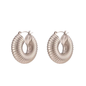 Textured Chunky Silver