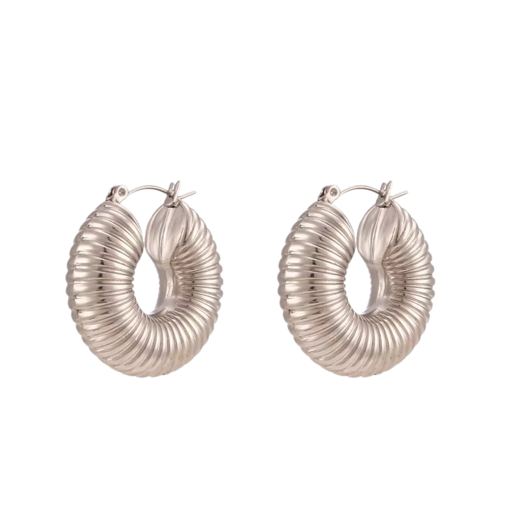 Textured Chunky Silver