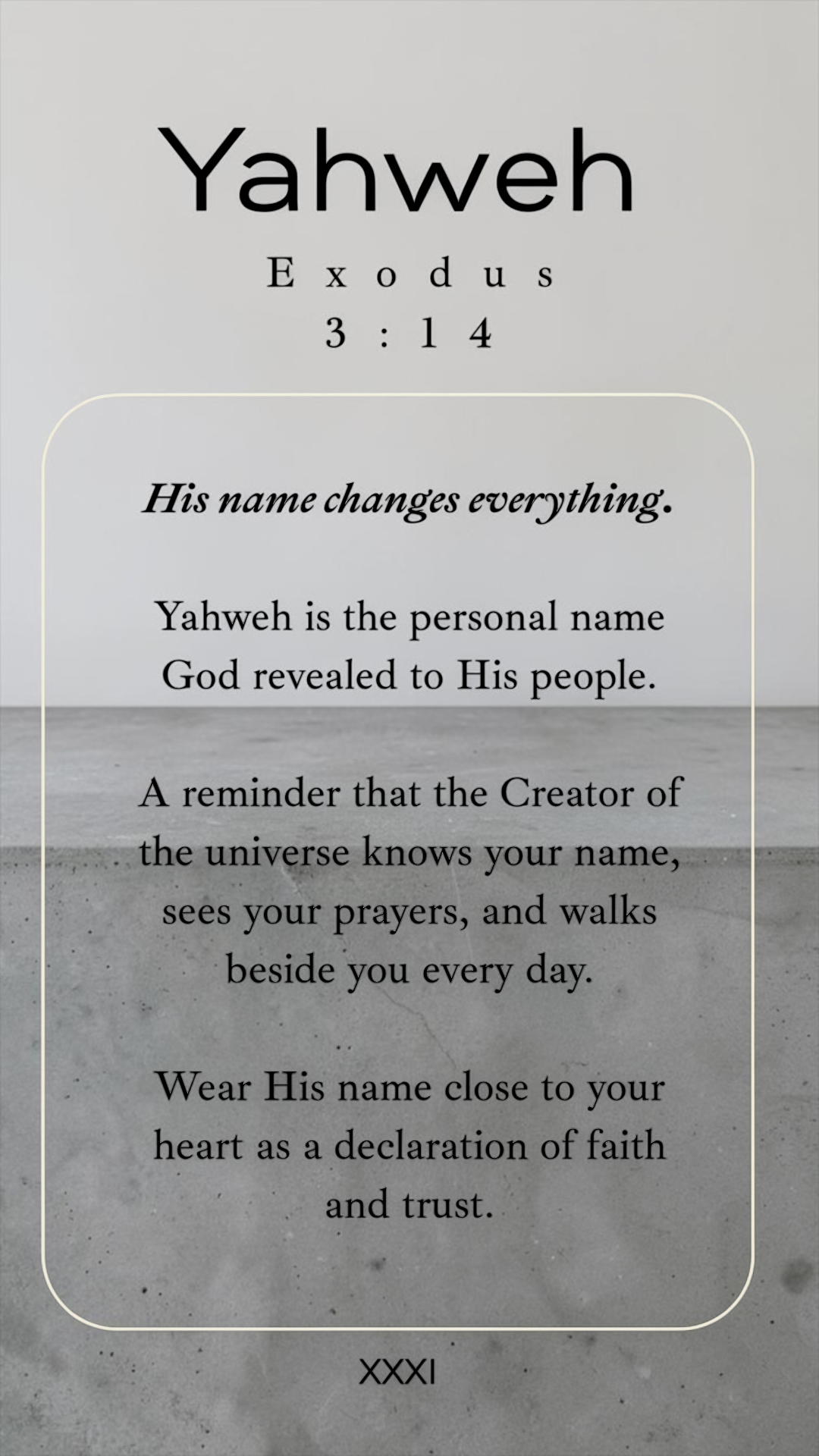 Yahweh Diamond