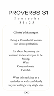 Proverbs Double Plate