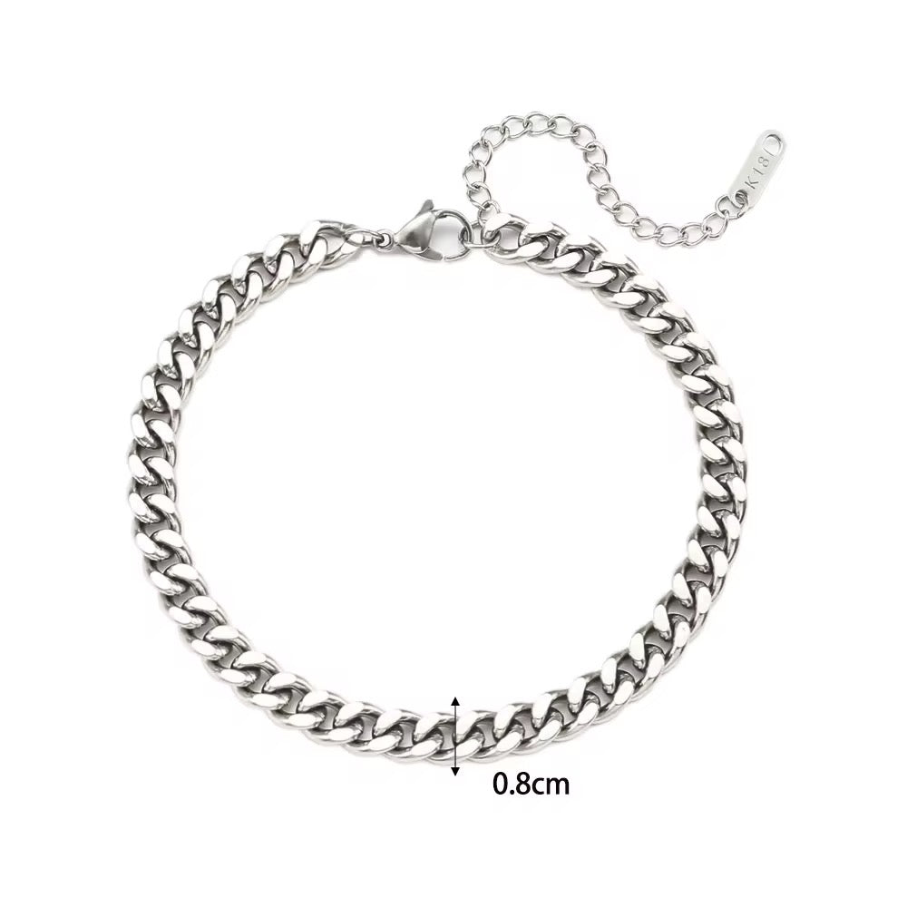 Silver Chunky Cuban