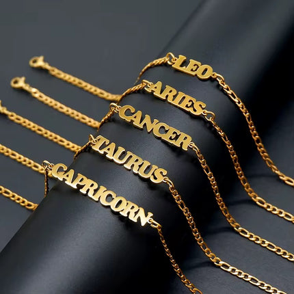 Zodiac Anklet Gold