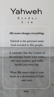 Yahweh Double Plate